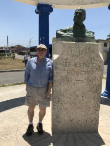 David with Hemingway in Cuba
