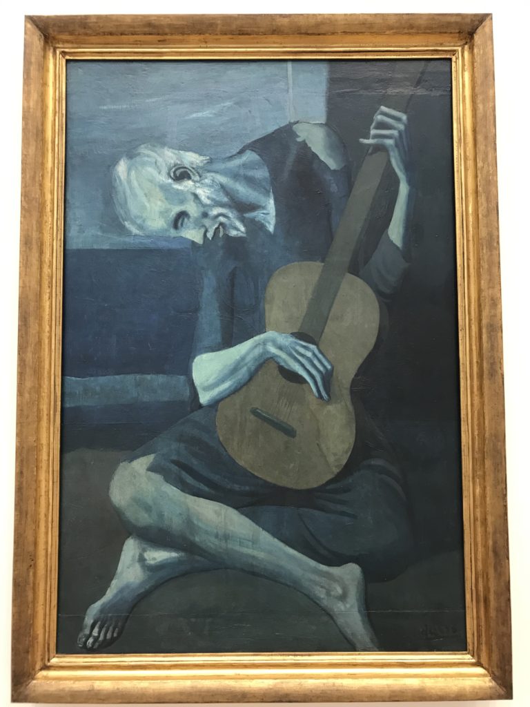 Picasso Guitarist Art Institute of Chicago