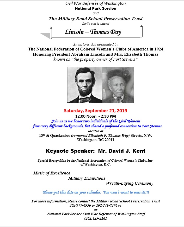 Lincoln-Thomas Day flyer